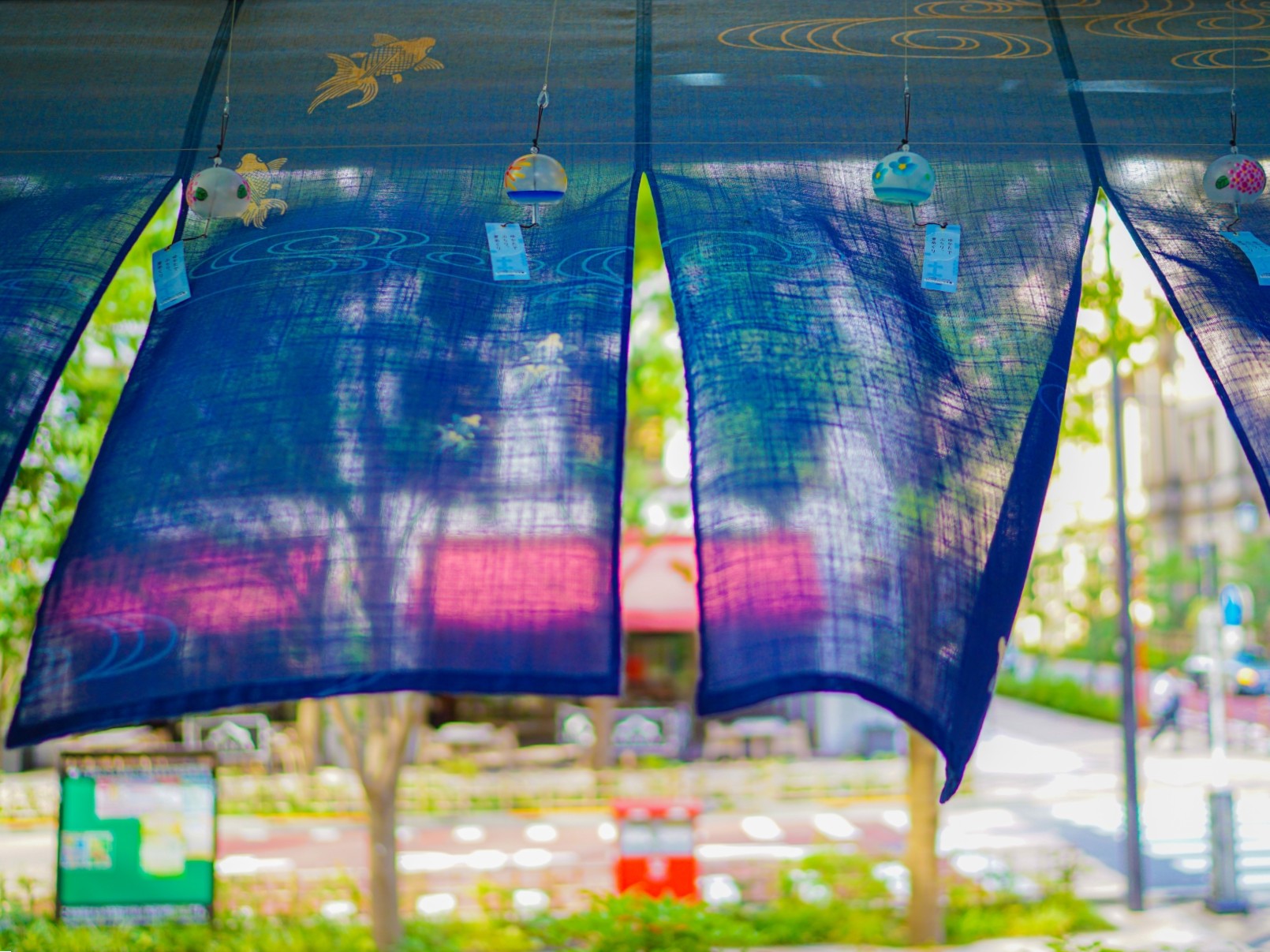 のれん掛け、のれん棒、　　　沈子コード