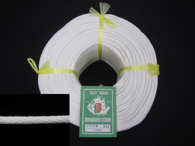 エステル金剛打ロープ５ｍｍ×３００ｍロープ巻 - エステル金剛打ロープ | 樋口金十郎商店